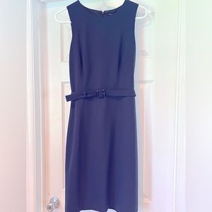Size 8 Theory navy blue dress.